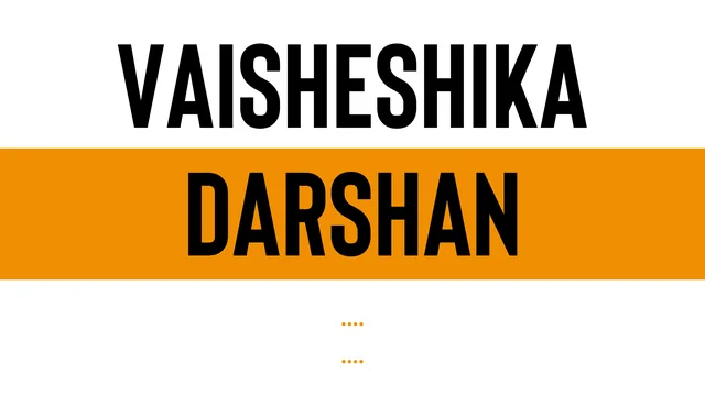 Vaisheshika Darshan course cover