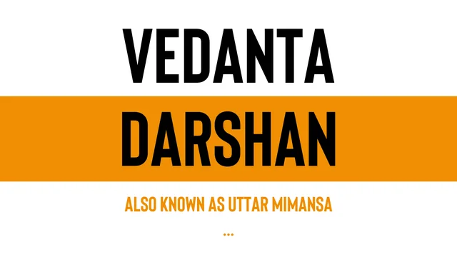 Vedanta (Uttara Mimamsa) Darshan course cover
